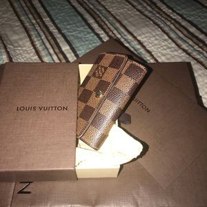 Louis Vuitton Damier Ebene 6 Ring Keys Cles